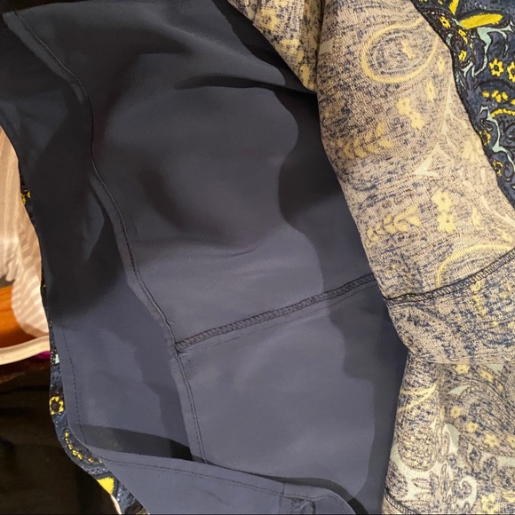 Tracy Reese Petites Paisley Short Sleeve Dress 0P - Picture 8 of 10